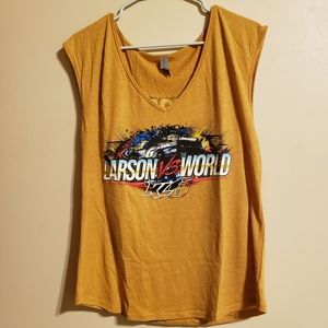 NWOT Kyle Larson Late Model Women's Sleeveless Vneck size XL